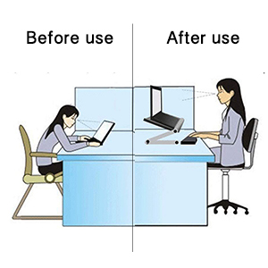 Before use and after use.